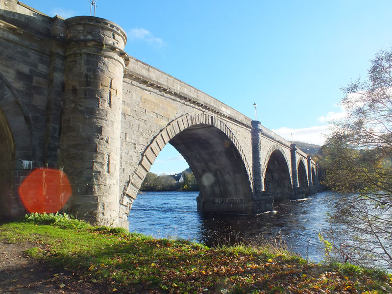 Dunkeld Bridge to Dunkeld Cathedral Historic Trail Walk