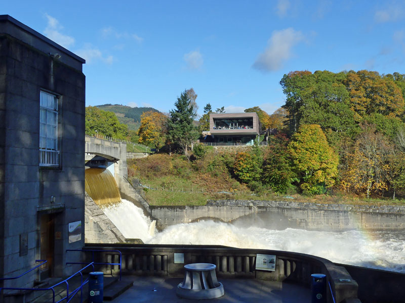 Pitlochry Dam and Fish Ladder walk